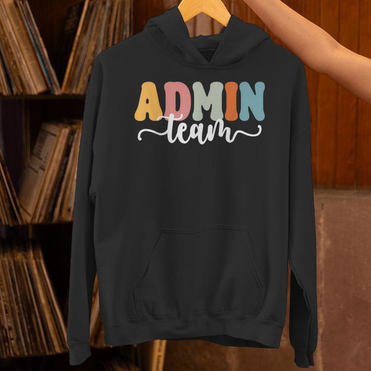 Admin Team Back To School Teachers Students Admin Squad Unisex Hoodie, gift for family, gift for coworker