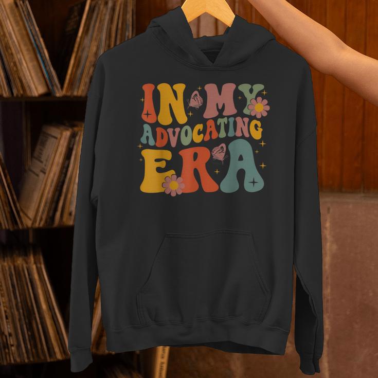In My Advocating Era Advocate Autism Awareness Sped Teacher Men Women Kids Unisex Hoodie, gift for family, gift for coworker