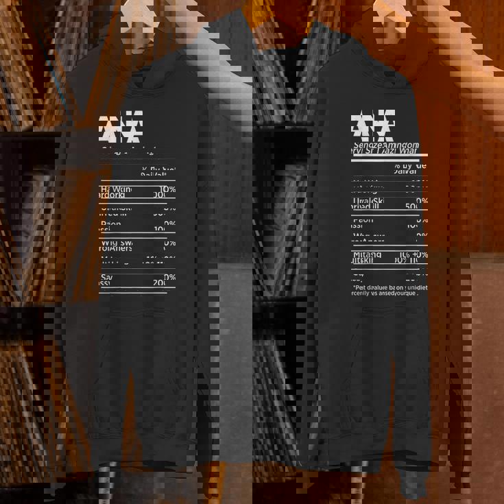 Ana Is My Name おもしろネームタグ パーカー