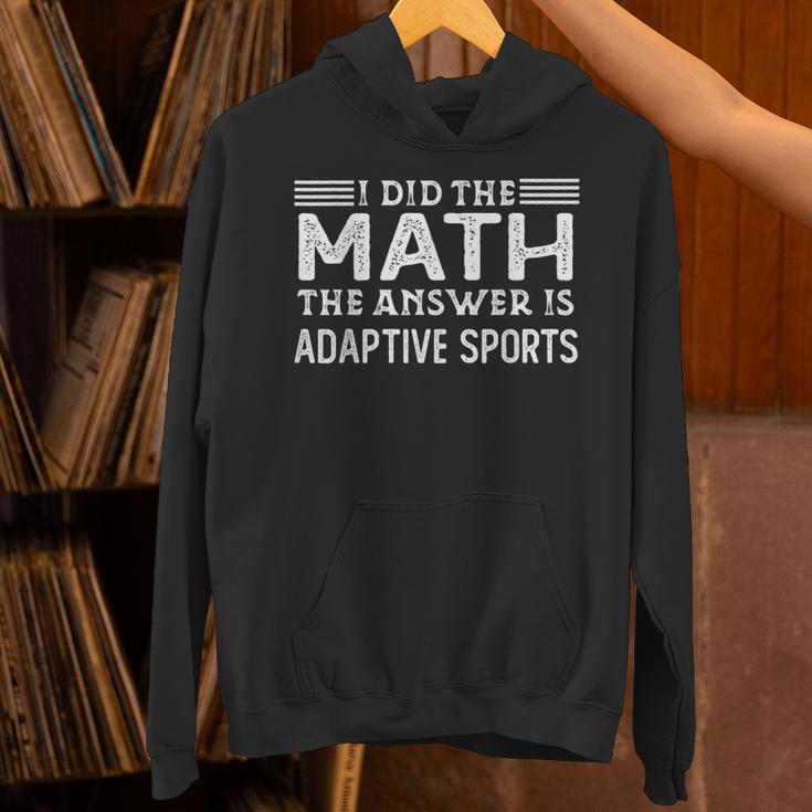 The Answer Is Adaptive Sports Math Teacher Student Men Women Kids Unisex Hoodie, gift for family, gift for coworker