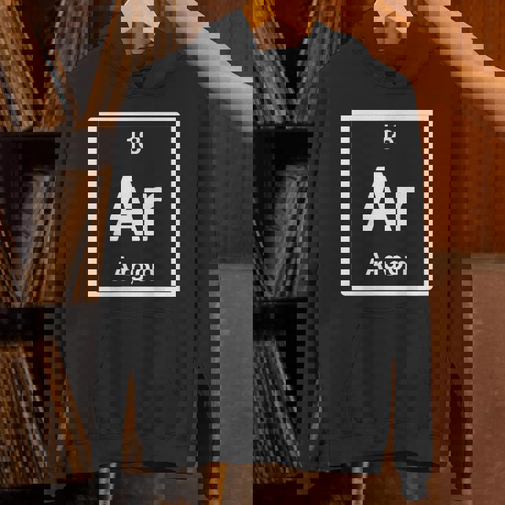 Argon Ar 元素周期表 サイエンスギフト パーカー