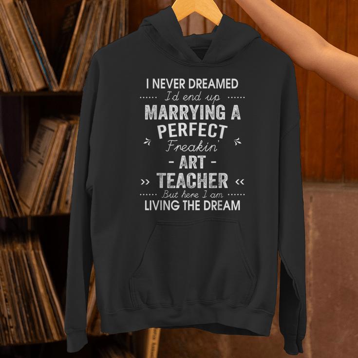 Art Teacher Christmas Xmas Never Dreamed Marrying Unisex Hoodie, gift for family, gift for coworker