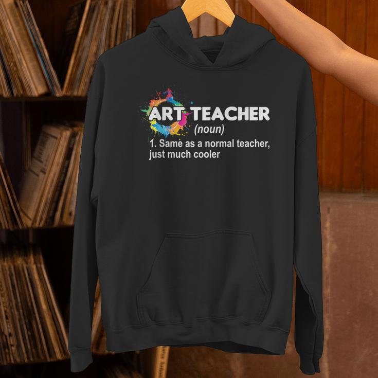 Art Teacher Definition Arts Artist Artistic Graphic For Men Women Girls Kids Unisex Hoodie, gift for family, gift for coworker