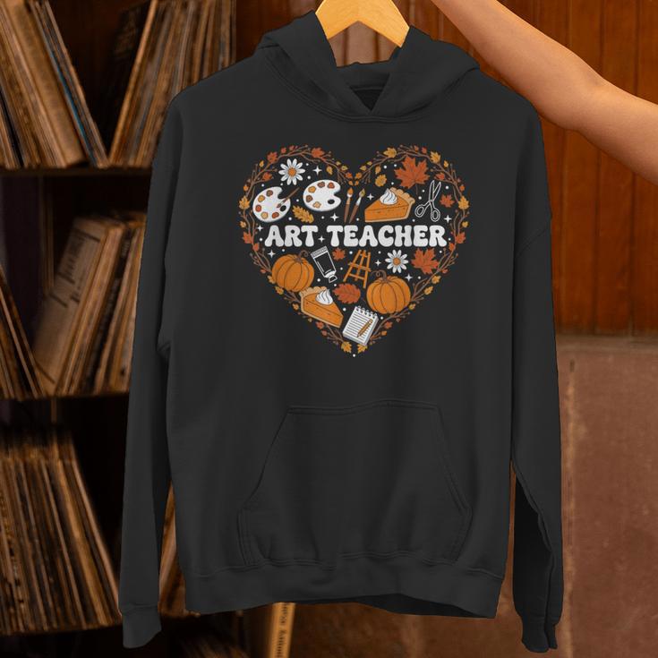 Art Teacher Heart Autumn Thanksgiving Kids Unisex Hoodie, gift for family, gift for coworker Art Teacher Heart Autumn Thanksgiving Kids Unisex Hoodie, gift for family, gift for coworker