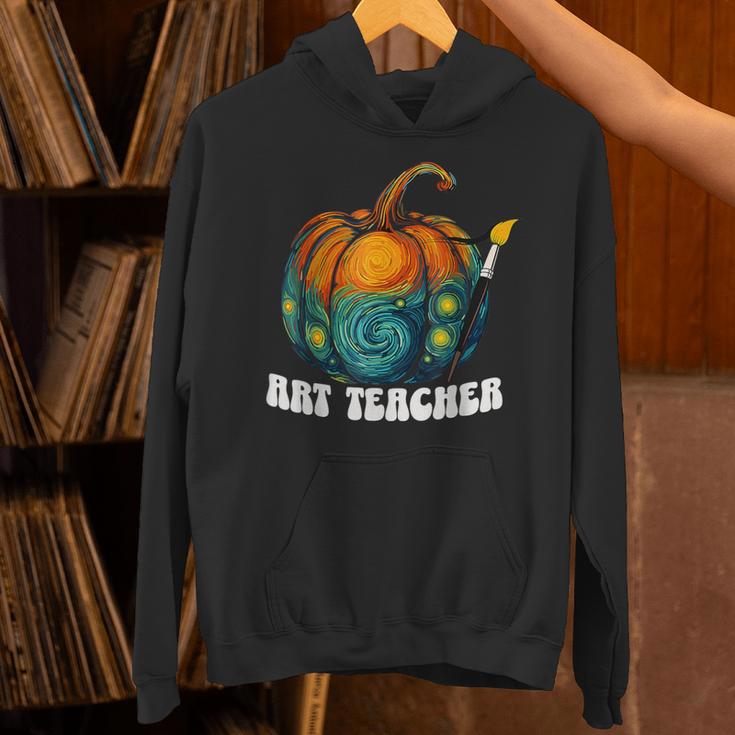 Art Teacher Pumpkin Halloween Night Men Women Unisex Hoodie, gift for family, gift for coworker Art Teacher Pumpkin Halloween Night Men Women Unisex Hoodie, gift for family, gift for coworker