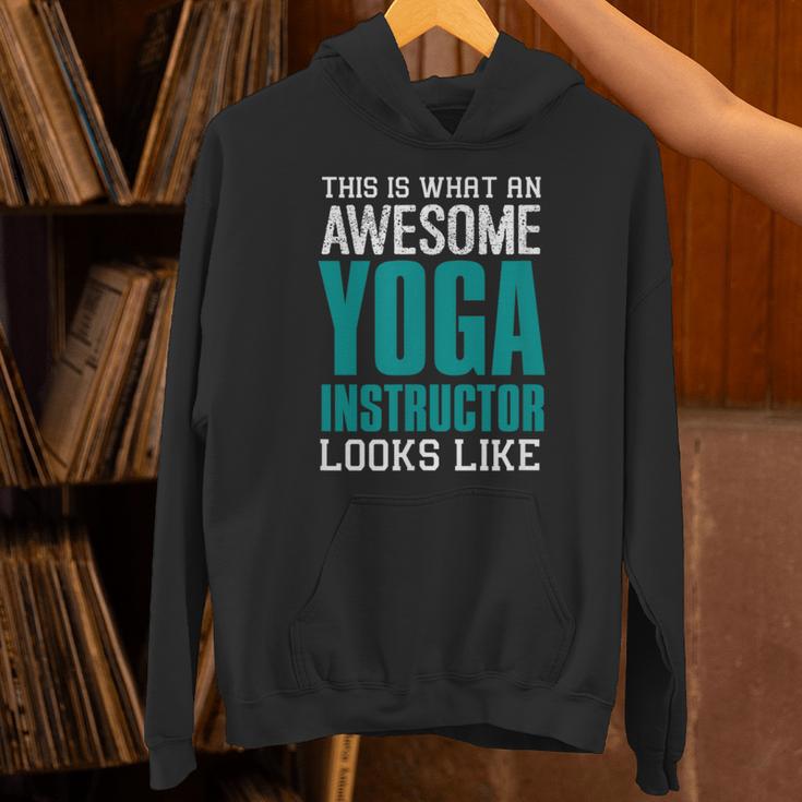 This Is What An Awesome Yoga Instructor Yoga Teacher Unisex Hoodie, gift for family, gift for coworker