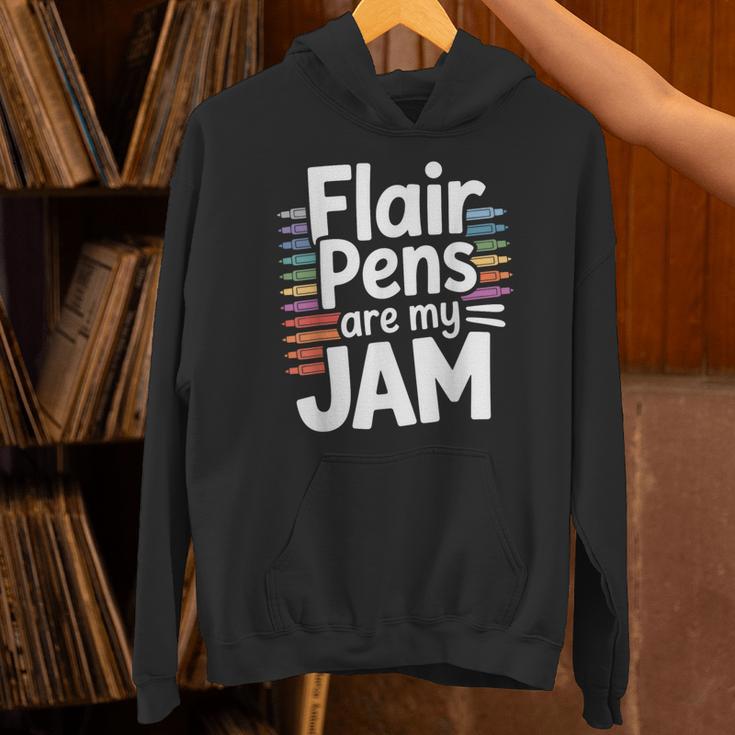 Back To School Teacher Flair Pens Are My Jam Unisex Hoodie, gift for family, gift for coworker