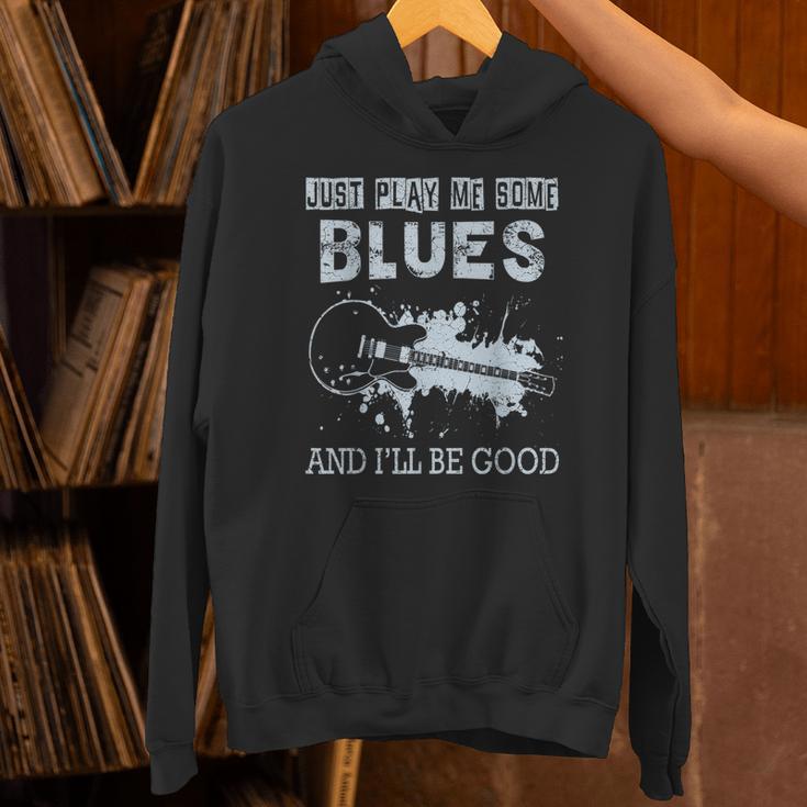 Blues Music Band Lover Vintage Guitar Teacher Blues Unisex Hoodie, gift for family, gift for coworker