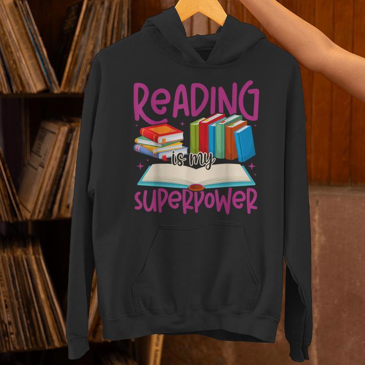 Book Reading Reading Is My Superpower Hoodie