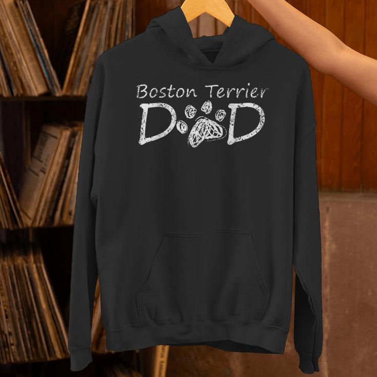 Boston Terrier Dad Dog Breed Daddy Owner Puppy Father Papa Men Women Unisex Hoodie, Boston Terrier Dad Hoodies, gift for family, gift for coworker