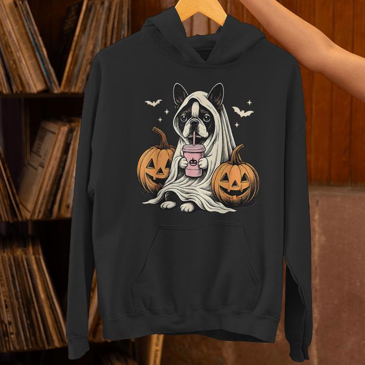 Boston Terrier Ghost Boo Halloween Costume Spooky Season Unisex Hoodie, Boston Terrier Ghost Hoodies, Boston Terrier Halloween Hoodies, gift for family, gift for coworker