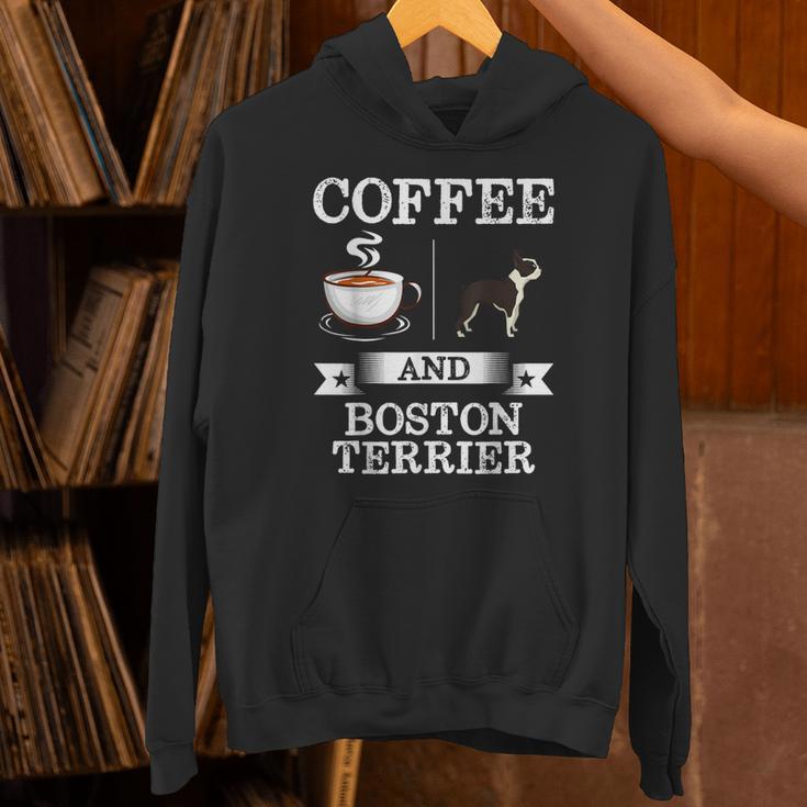 Boston Terrier Shirt Coffee And Boston Terrier Cute Dog For Men Women Girls Kids Unisex Hoodie, gift for family, gift for coworker