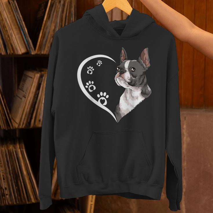 Boston Terrier Shirts For Women Girls Kids Heart Cute Unisex Hoodie, gift for family, gift for coworker