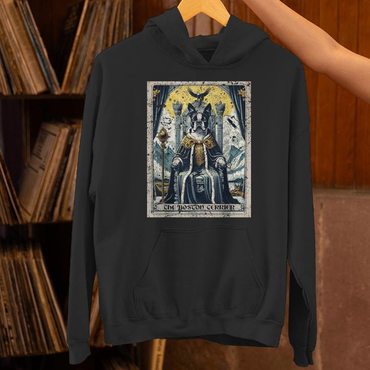 Boston Terrier Tarot Card Dog Unisex Hoodie, Boston Terrier Tarot Hoodies, gift for family, gift for coworker