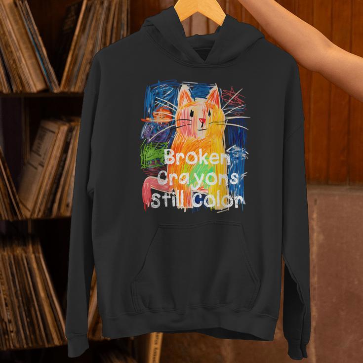 Broken Crayons Still Color Cat Teacher Unisex Hoodie, gift for family, gift for coworker Broken Crayons Still Color Cat Teacher Unisex Hoodie, gift for family, gift for coworker