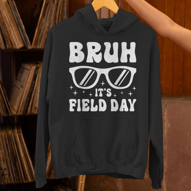 Bruh It's Field Day Teacher Boys Girls Kids Happy Field Day Unisex Hoodie, gift for family, gift for coworker