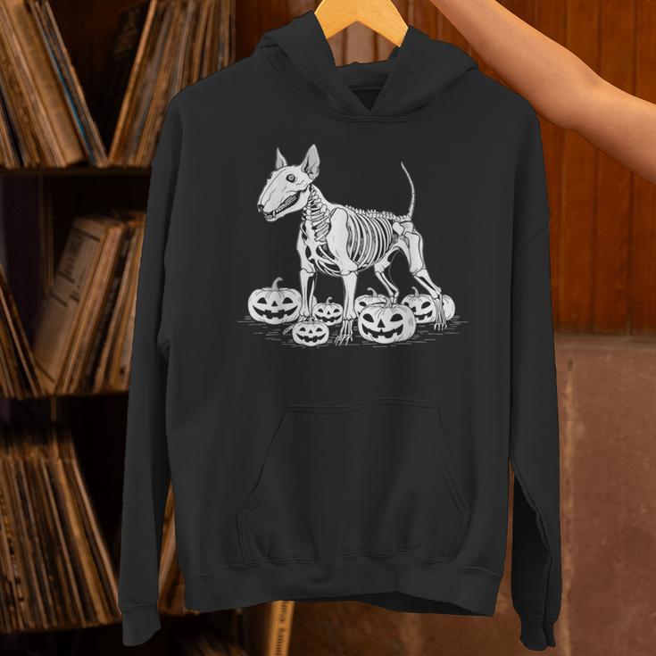 Bull Terrier Skeleton Birthday Halloween Kids Unisex Hoodie, gift for family, gift for coworker