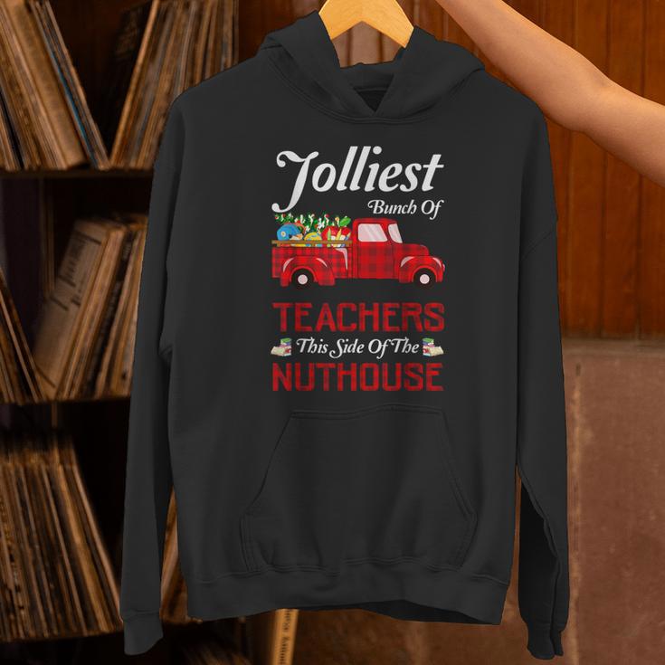 Bunch Of Teachers This Side Of The Nuthouse Xmas Unisex Hoodie, gift for family, gift for coworker Bunch Of Teachers This Side Of The Nuthouse Xmas Unisex Hoodie, gift for family, gift for coworker