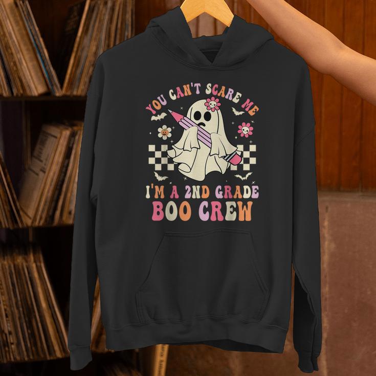 You Can't Scare Me Im A 2nd-Grade Boo Crew Teacher Halloween Unisex Hoodie, gift for family, gift for coworker