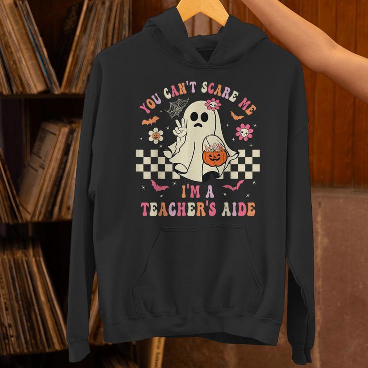 You Can't Scare Me I'm A School Teacher's Aide Halloween Unisex Hoodie, gift for family, gift for coworker You Can't Scare Me I'm A School Teacher's Aide Halloween Unisex Hoodie, gift for family, gift for coworker