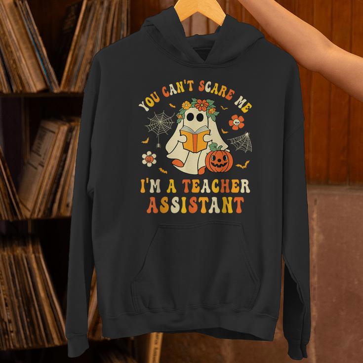 You Can't Scare Me I'm A School Teachers Assistant Halloween Unisex Hoodie, gift for family, gift for coworker