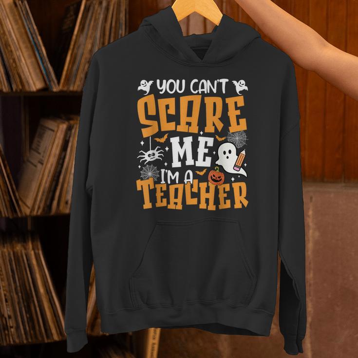 You Can't Scare Me I'm A Teacher Halloween Spooky Season Unisex Hoodie, gift for family, gift for coworker You Can't Scare Me I'm A Teacher Halloween Spooky Season Unisex Hoodie, gift for family, gift for coworker