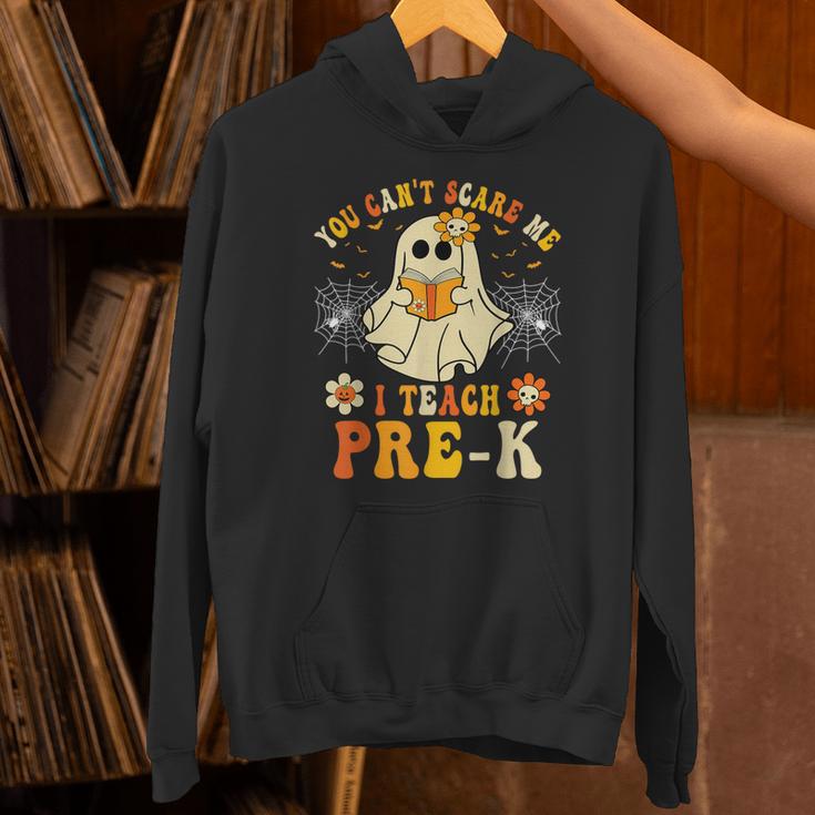 You Can't Scare Me I Teach Pre-K Halloween Teacher Ghost Unisex Hoodie, gift for family, gift for coworker You Can't Scare Me I Teach Pre-K Halloween Teacher Ghost Unisex Hoodie, gift for family, gift for coworker