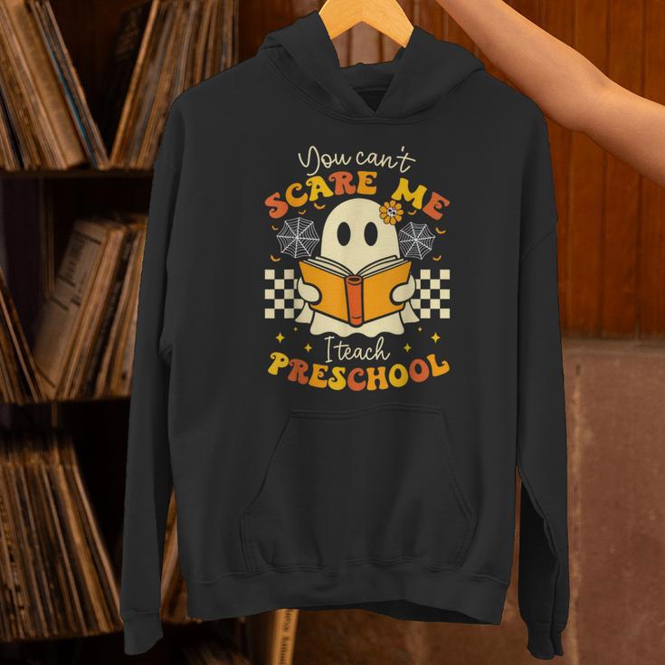You Can't Scare Me I Teach Preschool Teacher Halloween Ghost Unisex Hoodie, gift for family, gift for coworker You Can't Scare Me I Teach Preschool Teacher Halloween Ghost Unisex Hoodie, gift for family, gift for coworker