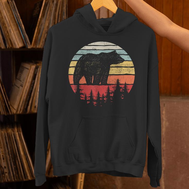 Catch Some Rays Vintage Retro Grizzly Bear Unisex Hoodie, gift for family, gift for coworker