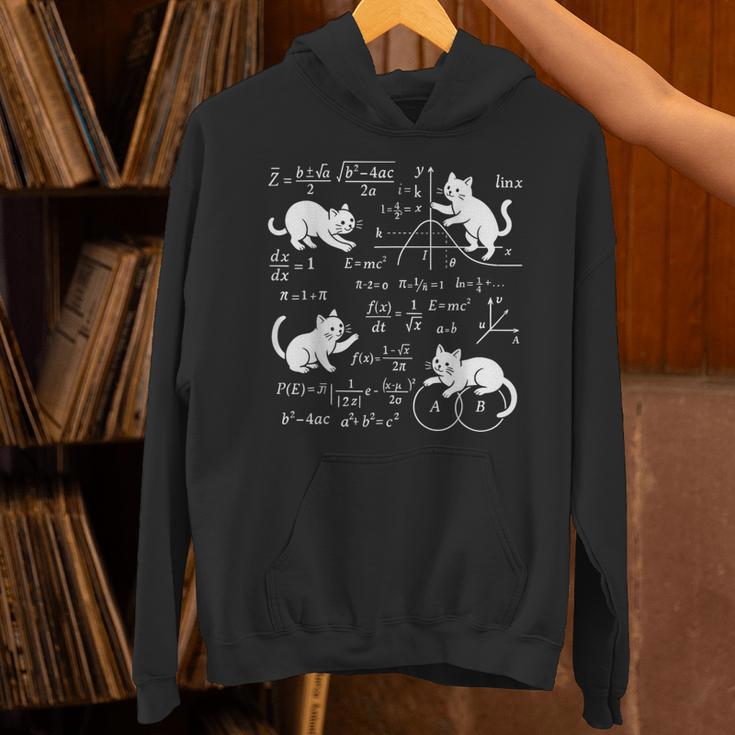 Cats And Math Lover Cat Lover Science Teacher Student Unisex Hoodie, Science Teacher Hoodies, gift for family, gift for coworker