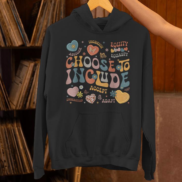 Choose To Include Inclusion Matters Autism Awareness Teacher Men Women Girls Kids Unisex Hoodie, gift for family, gift for coworker