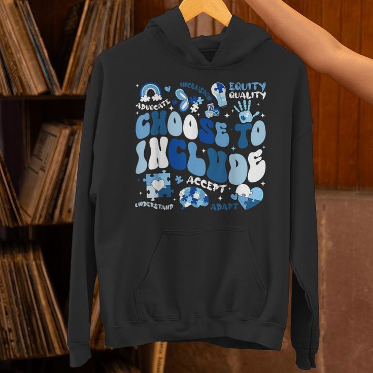 Choose To Include Inclusion Matters Autism Awareness Teacher Unisex Hoodie, gift for family, gift for coworker