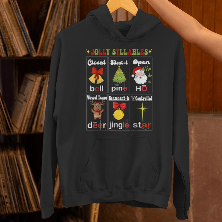 Christmas Reading Teacher Syllable Types Reading Teacher Unisex Hoodie, gift for family, gift for coworker Christmas Reading Teacher Syllable Types Reading Teacher Unisex Hoodie, gift for family, gift for coworker