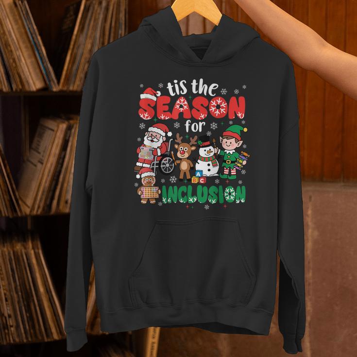 Christmas Sped Teacher Tis The Season For Inclusion Women Unisex Hoodie, gift for family, gift for coworker Christmas Sped Teacher Tis The Season For Inclusion Women Unisex Hoodie, gift for family, gift for coworker