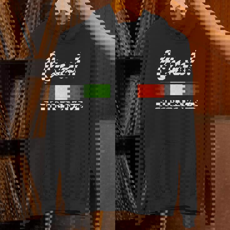 Ciao Italia トリコローレ イタリア国旗 フィレンツェ フィレンツェ イタリア 長袖tシャツ パーカー