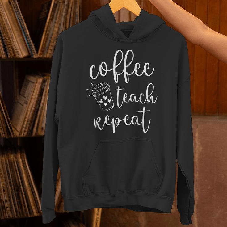 Coffee Teach Repeat Cute Costume Teacher Coffee Lover Unisex Hoodie, gift for family, gift for coworker Coffee Teach Repeat Cute Costume Teacher Coffee Lover Unisex Hoodie, gift for family, gift for coworker