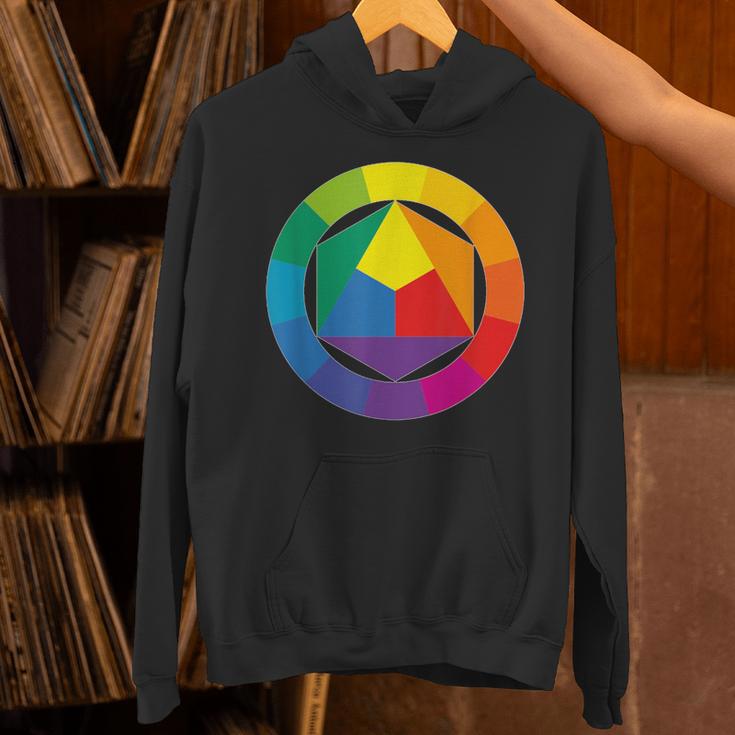 Color Wheel Palette Shirt Artist Painter Art Teacher Tshirt Unisex Hoodie, gift for family, gift for coworker