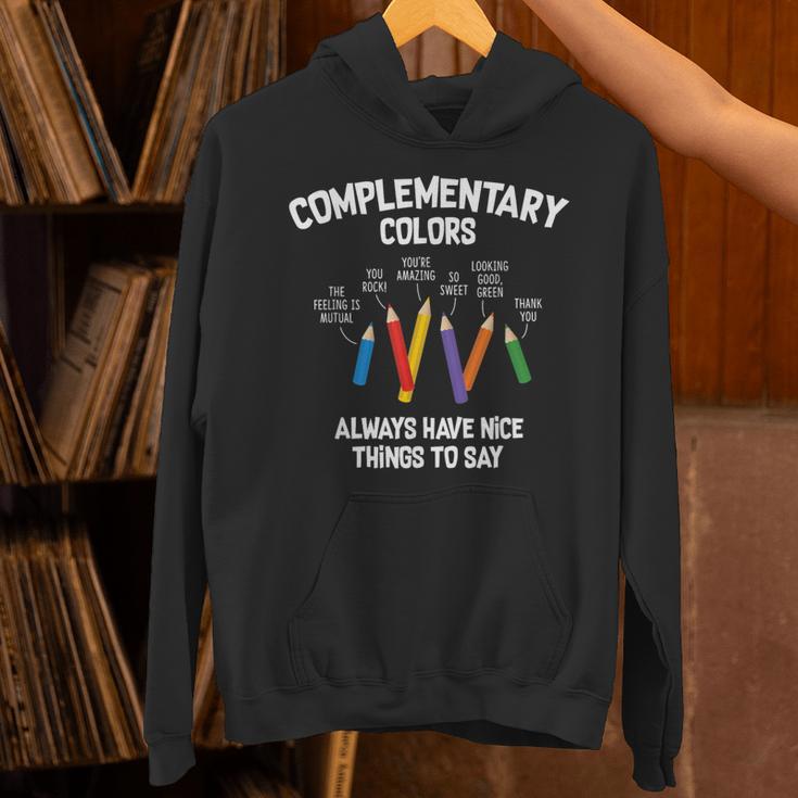 Complementary Colors Art Teacher Pun Shirt Unisex Hoodie, gift for family, gift for coworker Complementary Colors Art Teacher Pun Shirt Unisex Hoodie, gift for family, gift for coworker