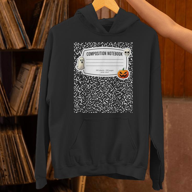 Composition Notebook Costume Adult Halloween For Teachers Unisex Hoodie, gift for family, gift for coworker Composition Notebook Costume Adult Halloween For Teachers Unisex Hoodie, gift for family, gift for coworker