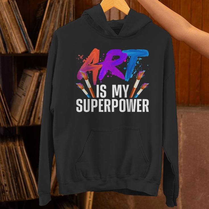 Cool Art For Men Women Art Teacher Artist Painter Superpower Unisex Hoodie, gift for family, gift for coworker Cool Art For Men Women Art Teacher Artist Painter Superpower Unisex Hoodie, gift for family, gift for coworker