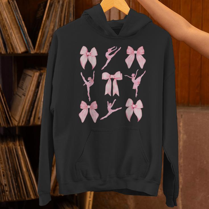 Coquette Bow Ballet Dance Teacher Coquette Women Dancing Unisex Hoodie, gift for family, gift for coworker