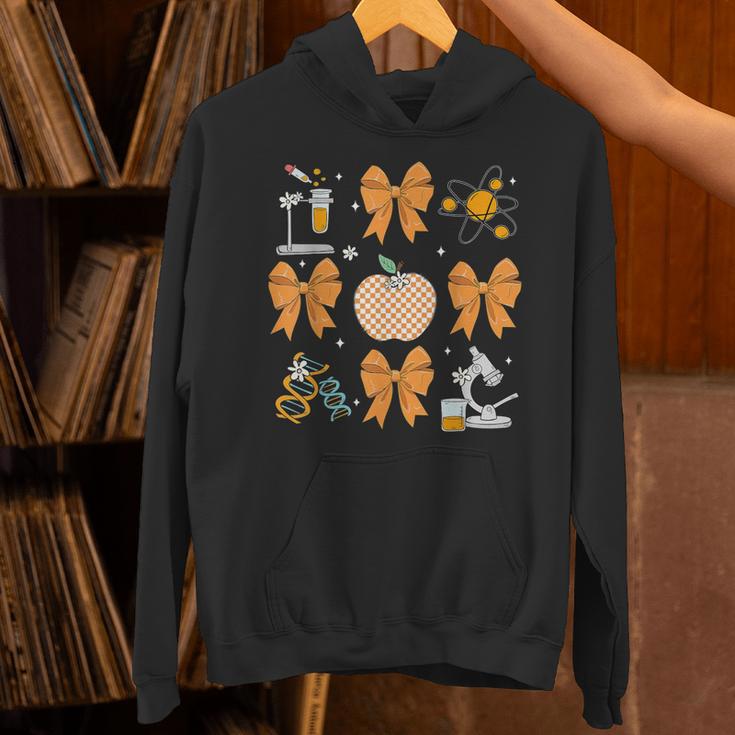 Coquette Bow Fall Science Teacher Stem Teacher Thanksgiving Unisex Hoodie, Science Teacher Hoodies, gift for family, gift for coworker Coquette Bow Fall Science Teacher Stem Teacher Thanksgiving Unisex Hoodie, Science Teacher Hoodies, gift for family, gift for coworker