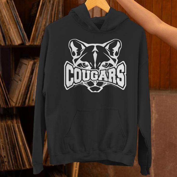 Cougars Teacher Student School Sports Fan Team Spirit Unisex Hoodie, gift for family, gift for coworker