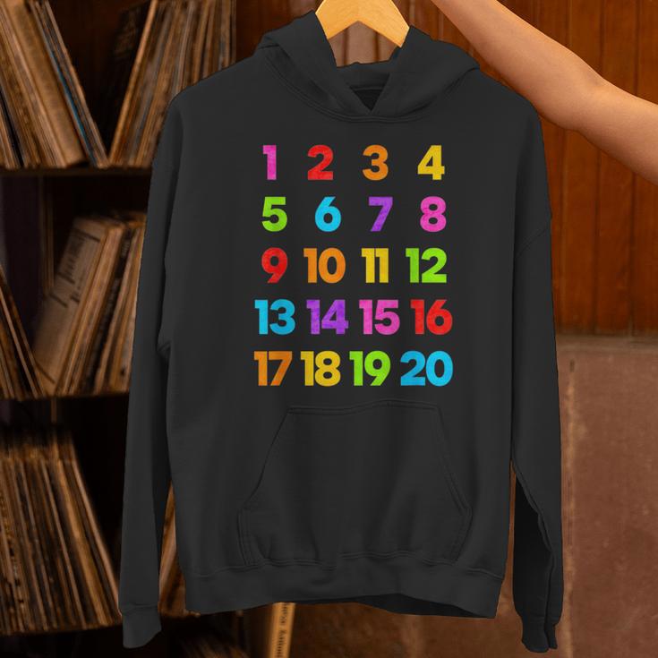 Counting 1-10 Learn To Count Number School Kids Teacher Unisex Hoodie, gift for family, gift for coworker