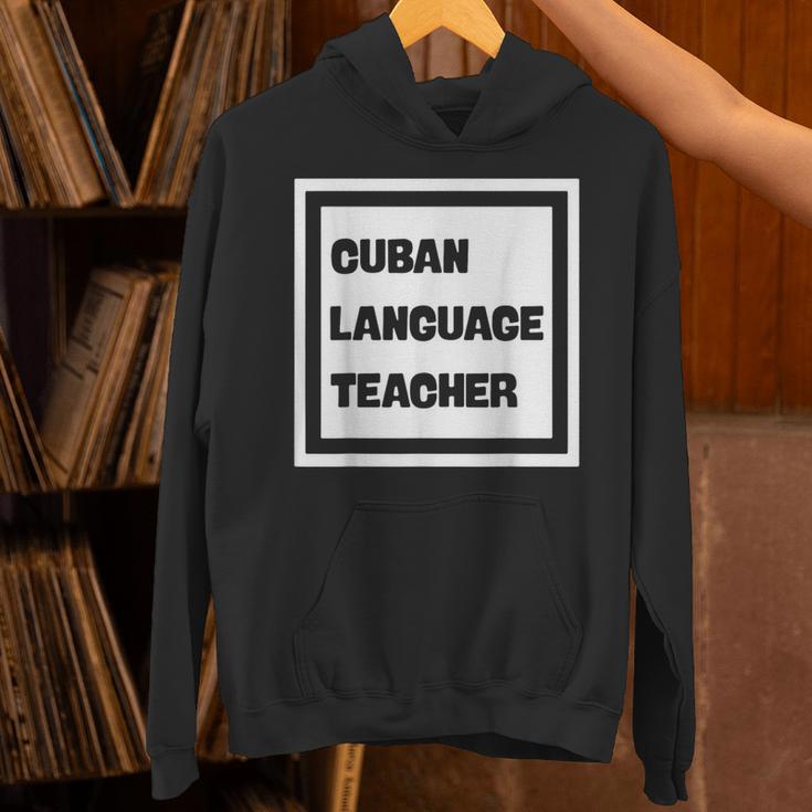 Cuban Language Teacher Unisex Hoodie, gift for family, gift for coworker