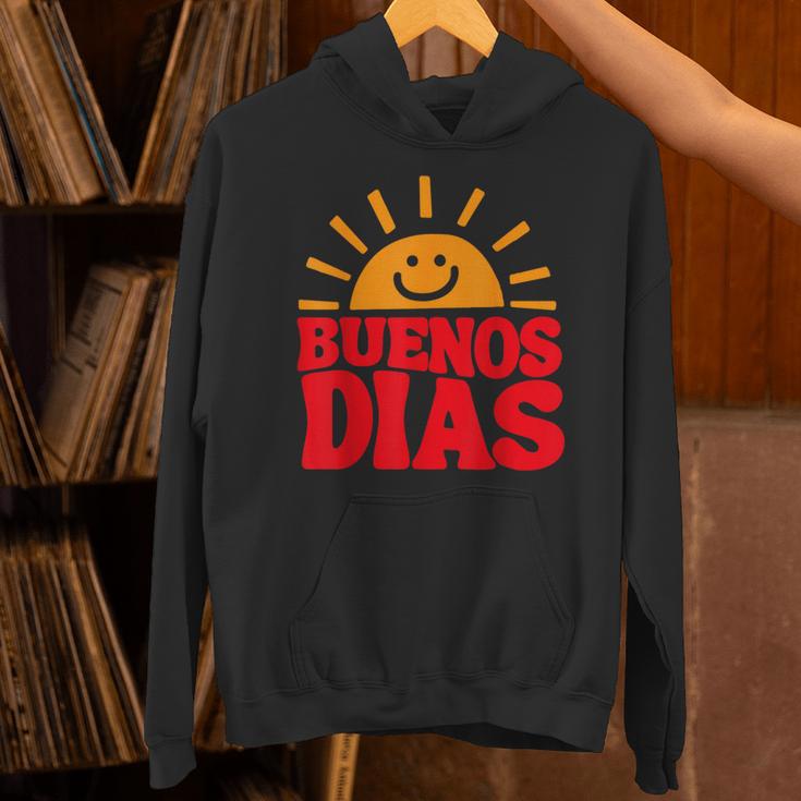 Cute Bilingual Spanish Teacher Buenos Dias Sunshine Unisex Hoodie, gift for family, gift for coworker Cute Bilingual Spanish Teacher Buenos Dias Sunshine Unisex Hoodie, gift for family, gift for coworker