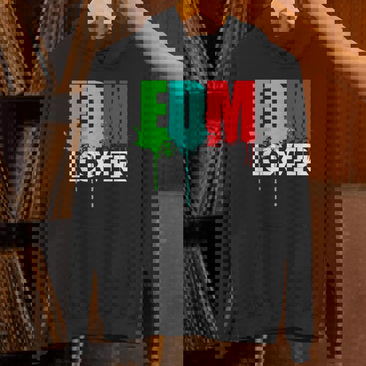 Cute Edm Cool Edm Lover Rave ホワイトインク パーカー