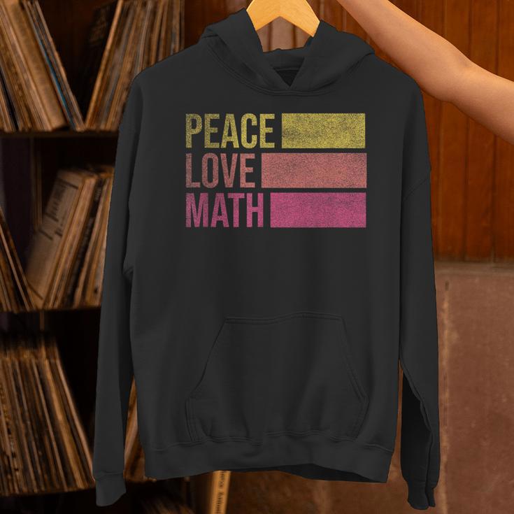 Cute Math Teacher Peace Love Math Unisex Hoodie, gift for family, gift for coworker Cute Math Teacher Peace Love Math Unisex Hoodie, gift for family, gift for coworker