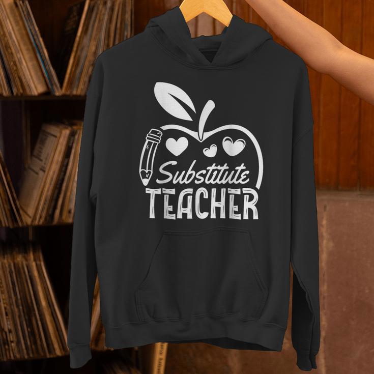 Cute Substitute Teacher Appreciation Men Women Unisex Hoodie, gift for family, gift for coworker