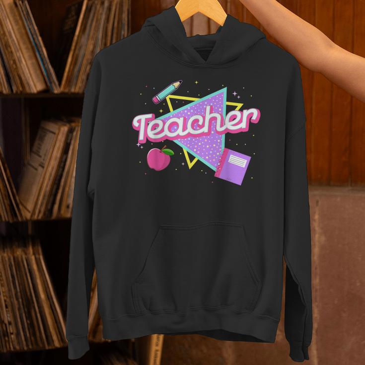 Cute Teacher Shirt 80's 90's Style Retro Old School Teacher For Men Women Unisex Hoodie, gift for family, gift for coworker
